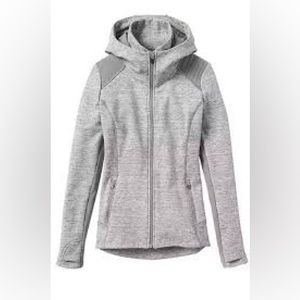 Athleta‎ Luxe Stronger Hoodie Heather Grey XS